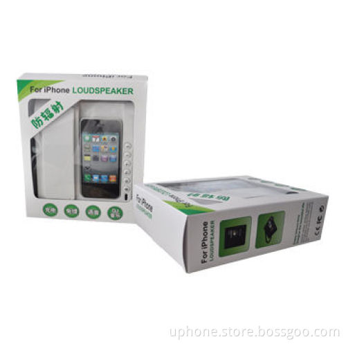 Speaker for iPhone 4/4S, Loudspeaker, Fashionable Electronic Gift, Hand-free with 220V Voltage